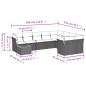 vidaXL 10-tlg. Garten-Sofagarnitur mit Kissen Schwarz Poly Rattan vidaXL 10-tlg. Garten-Sofagarnitur mit Kissen Schwarz Poly Rattan