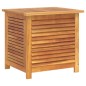 vidaXL Gartenbox mit Lüftungsschlitzen 60x50x56 cm Massivholz Akazie vidaXL Gartenbox mit Lüftungsschlitzen 60x50x56 cm Massivholz Akazie