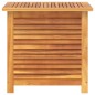 vidaXL Gartenbox mit Lüftungsschlitzen 60x50x56 cm Massivholz Akazie vidaXL Gartenbox mit Lüftungsschlitzen 60x50x56 cm Massivholz Akazie