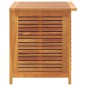 vidaXL Gartenbox mit Lüftungsschlitzen 60x50x56 cm Massivholz Akazie vidaXL Gartenbox mit Lüftungsschlitzen 60x50x56 cm Massivholz Akazie