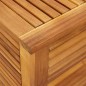 vidaXL Gartenbox mit Lüftungsschlitzen 60x50x56 cm Massivholz Akazie vidaXL Gartenbox mit Lüftungsschlitzen 60x50x56 cm Massivholz Akazie