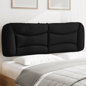 vidaXL Kopfteil-Kissen Schwarz 160 cm Stoff
