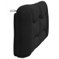 vidaXL Kopfteil-Kissen Schwarz 160 cm Stoff vidaXL Kopfteil-Kissen Schwarz 160 cm Stoff