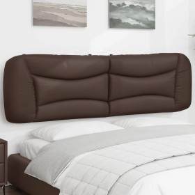 vidaXL Kopfteil-Kissen Braun 180 cm Kunstleder