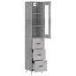 Highboard Betongrau 34,5x34x180 cm Holzwerkstoff Highboard Betongrau 34,5x34x180 cm Holzwerkstoff