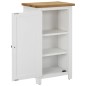 vidaXL Schrank 45x32x85 cm Eiche Massivholz vidaXL Schrank 45x32x85 cm Eiche Massivholz
