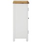 vidaXL Schrank 45x32x85 cm Eiche Massivholz vidaXL Schrank 45x32x85 cm Eiche Massivholz