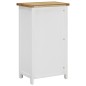 vidaXL Schrank 45x32x85 cm Eiche Massivholz vidaXL Schrank 45x32x85 cm Eiche Massivholz
