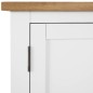 vidaXL Schrank 45x32x85 cm Eiche Massivholz vidaXL Schrank 45x32x85 cm Eiche Massivholz