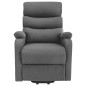 vidaXL Massagesessel mit Aufstehhilfe Hellgrau Stoff vidaXL Massagesessel mit Aufstehhilfe Hellgrau Stoff