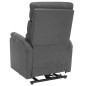 vidaXL Massagesessel mit Aufstehhilfe Hellgrau Stoff vidaXL Massagesessel mit Aufstehhilfe Hellgrau Stoff