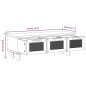 vidaXL Couchtisch Braun 80x40x30 cm Holzwerkstoff & Massivholz Kiefer vidaXL Couchtisch Braun 80x40x30 cm Holzwerkstoff & Massivholz Kiefer