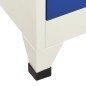 vidaXL Schließfachschrank Grau und Blau 90x40x180 cm Stahl vidaXL Schließfachschrank Grau und Blau 90x40x180 cm Stahl