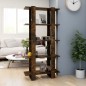 vidaXL Bücherregal/Raumteiler Räuchereiche 80x30x160 cm Holzwerkstoff vidaXL Bücherregal/Raumteiler Räuchereiche 80x30x160 cm Holzwerkstoff