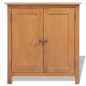 vidaXL Sideboard 70x35x75 cm Massivholz Eiche vidaXL Sideboard 70x35x75 cm Massivholz Eiche