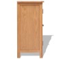 vidaXL Sideboard 70x35x75 cm Massivholz Eiche vidaXL Sideboard 70x35x75 cm Massivholz Eiche