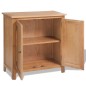 vidaXL Sideboard 70x35x75 cm Massivholz Eiche vidaXL Sideboard 70x35x75 cm Massivholz Eiche
