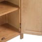 vidaXL Sideboard 70x35x75 cm Massivholz Eiche vidaXL Sideboard 70x35x75 cm Massivholz Eiche