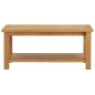 vidaXL Couchtisch 90 x 45 x 40 cm Eiche Massivholz vidaXL Couchtisch 90 x 45 x 40 cm Eiche Massivholz