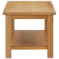 vidaXL Couchtisch 90 x 45 x 40 cm Eiche Massivholz vidaXL Couchtisch 90 x 45 x 40 cm Eiche Massivholz