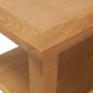 vidaXL Couchtisch 90 x 45 x 40 cm Eiche Massivholz vidaXL Couchtisch 90 x 45 x 40 cm Eiche Massivholz