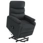 vidaXL Massagesessel mit Aufstehhilfe Dunkelgrau Stoff vidaXL Massagesessel mit Aufstehhilfe Dunkelgrau Stoff