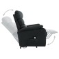 vidaXL Massagesessel mit Aufstehhilfe Dunkelgrau Stoff vidaXL Massagesessel mit Aufstehhilfe Dunkelgrau Stoff
