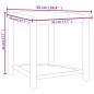 vidaXL Badezimmer-Beistelltisch 45x45x45 cm Massivholz Teak vidaXL Badezimmer-Beistelltisch 45x45x45 cm Massivholz Teak