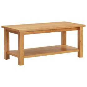 vidaXL Couchtisch 110 x 55 x 40 cm Eiche Massivholz 