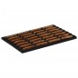 vidaXL Fußmatte Rechteckig 40x60 cm Gummi und Kokosfaser vidaXL Fußmatte Rechteckig 40x60 cm Gummi und Kokosfaser
