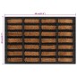 vidaXL Fußmatte Rechteckig 40x60 cm Gummi und Kokosfaser vidaXL Fußmatte Rechteckig 40x60 cm Gummi und Kokosfaser