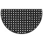 vidaXL Fußmatte Halbrund 45x75 cm Gummi vidaXL Fußmatte Halbrund 45x75 cm Gummi