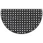 vidaXL Fußmatte Halbrund 45x75 cm Gummi vidaXL Fußmatte Halbrund 45x75 cm Gummi