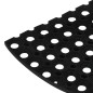 vidaXL Fußmatte Halbrund 45x75 cm Gummi vidaXL Fußmatte Halbrund 45x75 cm Gummi