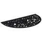 vidaXL Fußmatte Halbrund 45x75 cm Gummi vidaXL Fußmatte Halbrund 45x75 cm Gummi