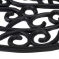 vidaXL Fußmatte Halbrund 45x75 cm Gummi vidaXL Fußmatte Halbrund 45x75 cm Gummi