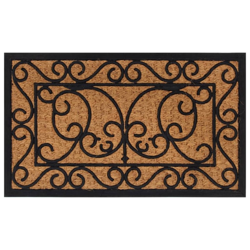 vidaXL Fußmatte Rechteckig 45x75 cm Gummi und Kokosfaser vidaXL Fußmatte Rechteckig 45x75 cm Gummi und Kokosfaser