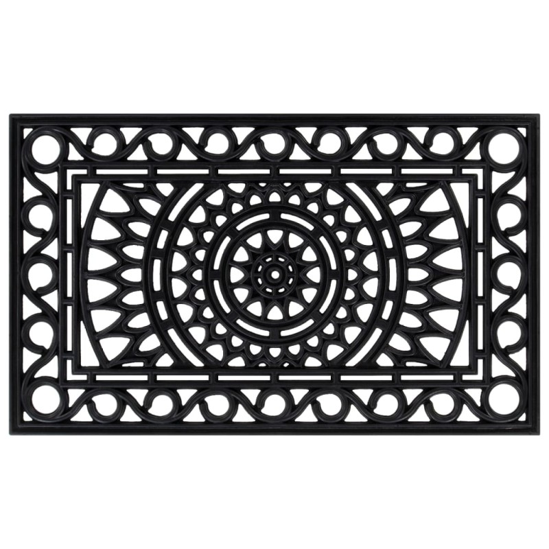 vidaXL Fußmatte Rechteckig 45x75 cm Gummi vidaXL Fußmatte Rechteckig 45x75 cm Gummi