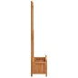 vidaXL Pflanzkübel mit Spalier Braun Massivholz Tanne vidaXL Pflanzkübel mit Spalier Braun Massivholz Tanne