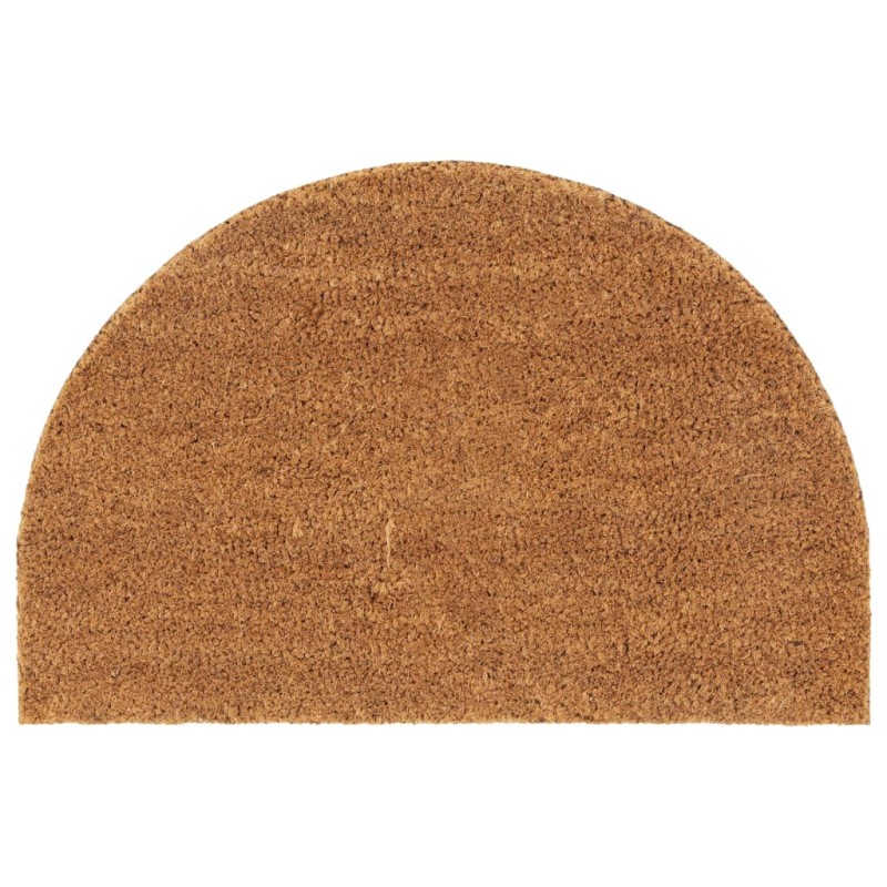 vidaXL Fußmatte Natur Halbrund 40x60 cm Kokosfaser Getuftet vidaXL Fußmatte Natur Halbrund 40x60 cm Kokosfaser Getuftet