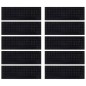 vidaXL Stufenmatten 10 Stk. 25x75 cm Gummi vidaXL Stufenmatten 10 Stk. 25x75 cm Gummi