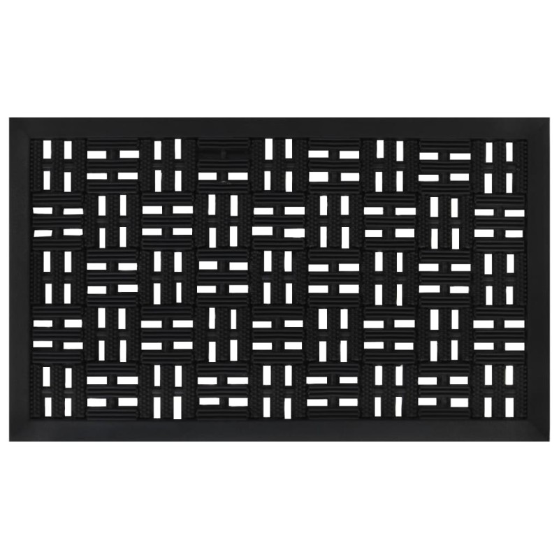 vidaXL Fußmatte Rechteckig 45x75 cm Gummi vidaXL Fußmatte Rechteckig 45x75 cm Gummi