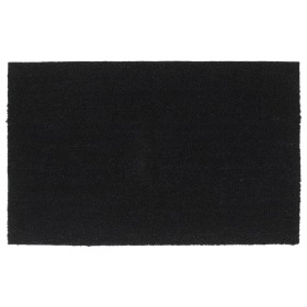 vidaXL Fußmatte Schwarz 50x80 cm Kokosfaser Getuftet