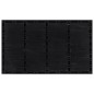 vidaXL Fußmatte Rechteckig 45x75 cm Gummi und Kokosfaser vidaXL Fußmatte Rechteckig 45x75 cm Gummi und Kokosfaser