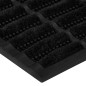 vidaXL Fußmatte Rechteckig 45x75 cm Gummi und Kokosfaser vidaXL Fußmatte Rechteckig 45x75 cm Gummi und Kokosfaser