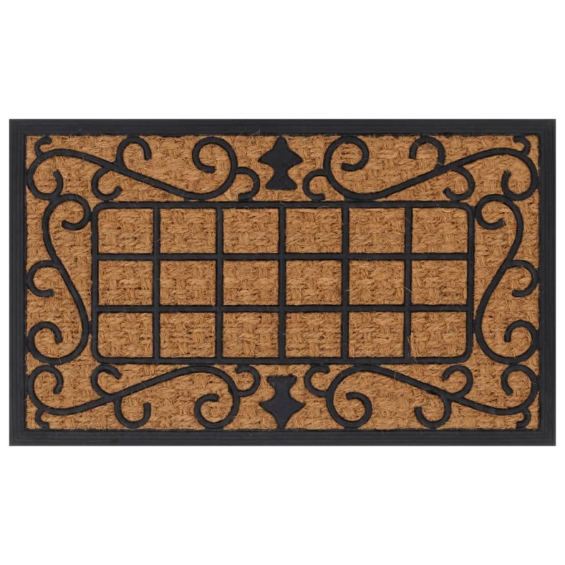 vidaXL Fußmatte Rechteckig 45x75 cm Gummi und Kokosfaser vidaXL Fußmatte Rechteckig 45x75 cm Gummi und Kokosfaser