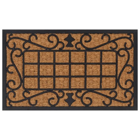 vidaXL Fußmatte Rechteckig 45x75 cm Gummi und Kokosfaser