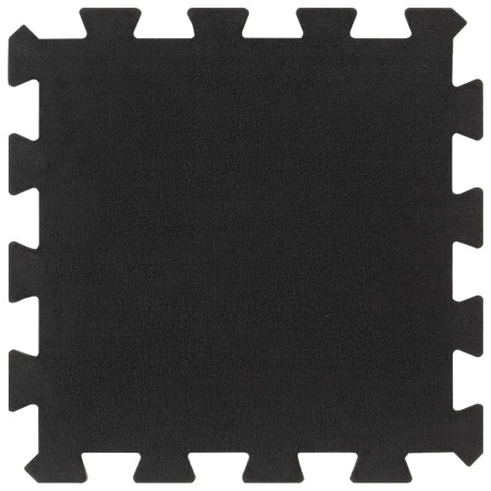vidaXL Bodenfliesen aus Gummi 9 Stk. Schwarz 16 mm 30x30 cm