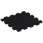 vidaXL Bodenfliesen aus Gummi 9 Stk. Schwarz 16 mm 30x30 cm vidaXL Bodenfliesen aus Gummi 9 Stk. Schwarz 16 mm 30x30 cm