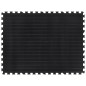 vidaXL Gummi-Bodenfliese Schwarz 12 mm 90x120 cm vidaXL Gummi-Bodenfliese Schwarz 12 mm 90x120 cm